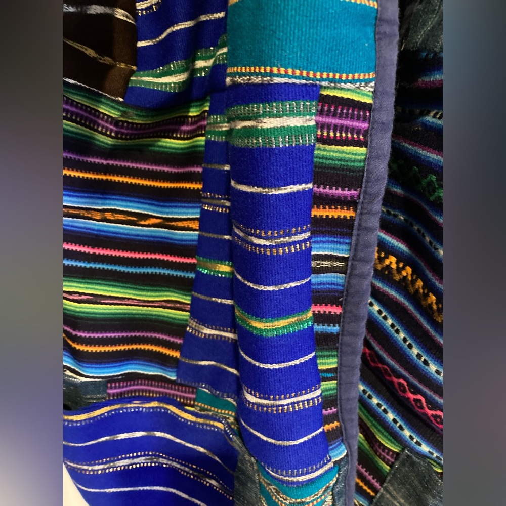 Vintage Artesian Patchwork Jacket Cardigan Coat B… - image 5